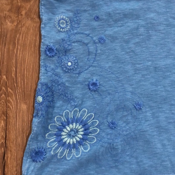 FAT FACE 100% Cotton Short Sleeved Tunic Top with Embroidery - Picture 5 of 10